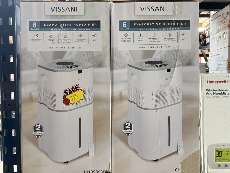 Vissani evaporative humidifiers and home essentials ready for retail and bulk buyers at 789 Home Outlet